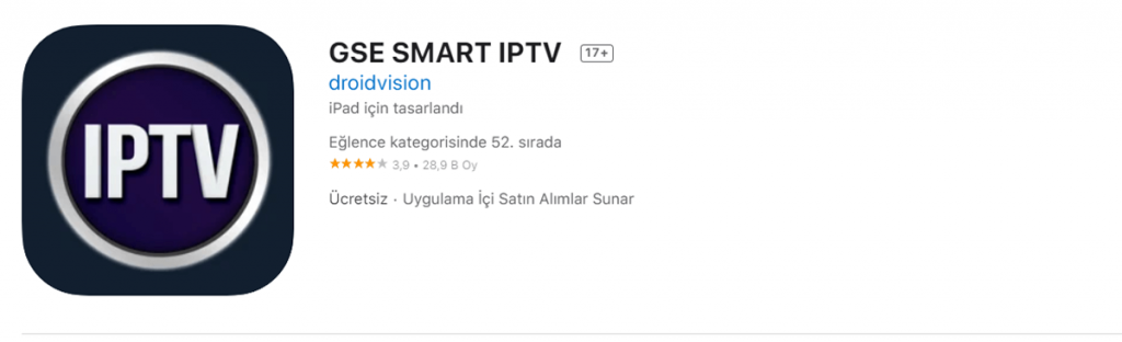 GSE Smart IPTV İndirme