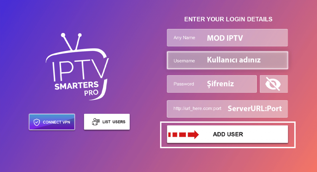 IPTV Smarters Pro Kurulumu - Adım 2